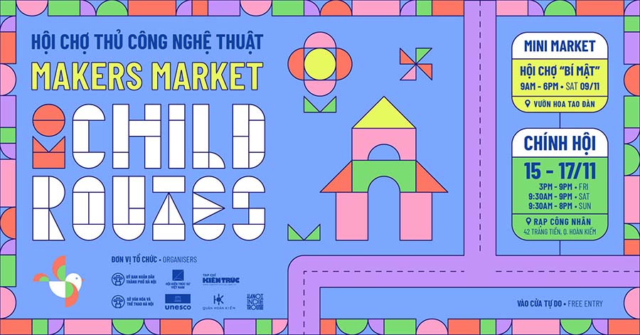 Hội chợ thủ công nghệ thuật - Makers Market - Child Routes 2024